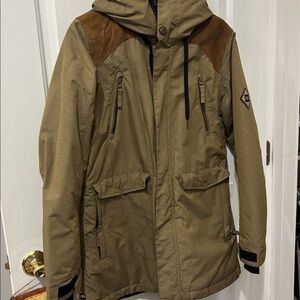686 Infidry Jacket in Black and Tan